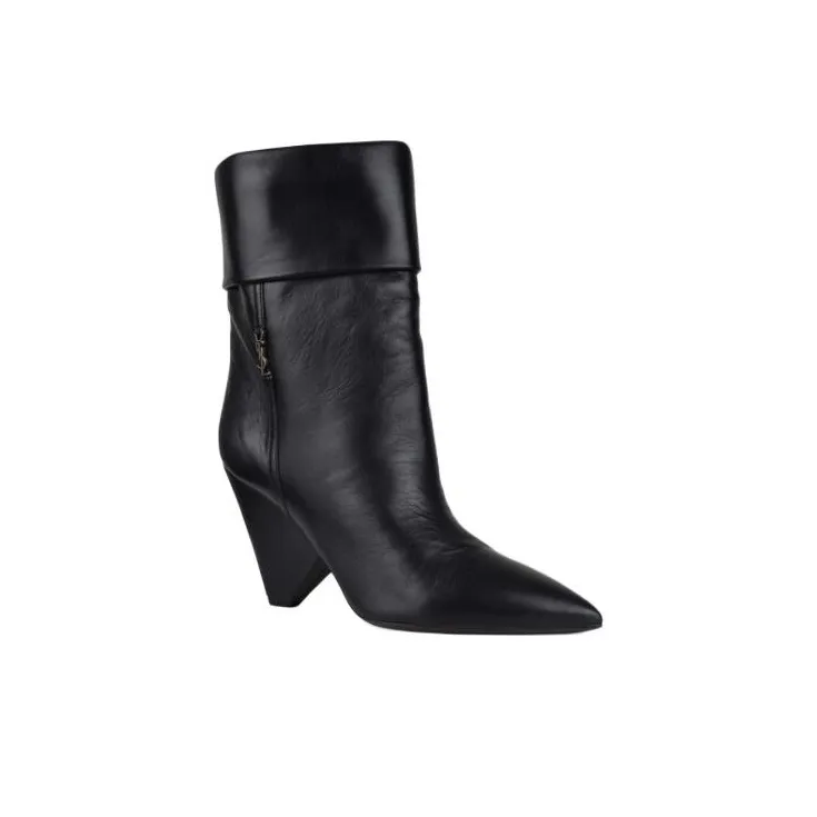 SAINT LAURENT Niki Ankle Boots Women's Black-2