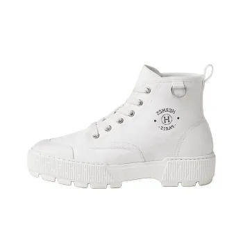 HERMES Itineraire Ankle Boots 3.7cm Women's White