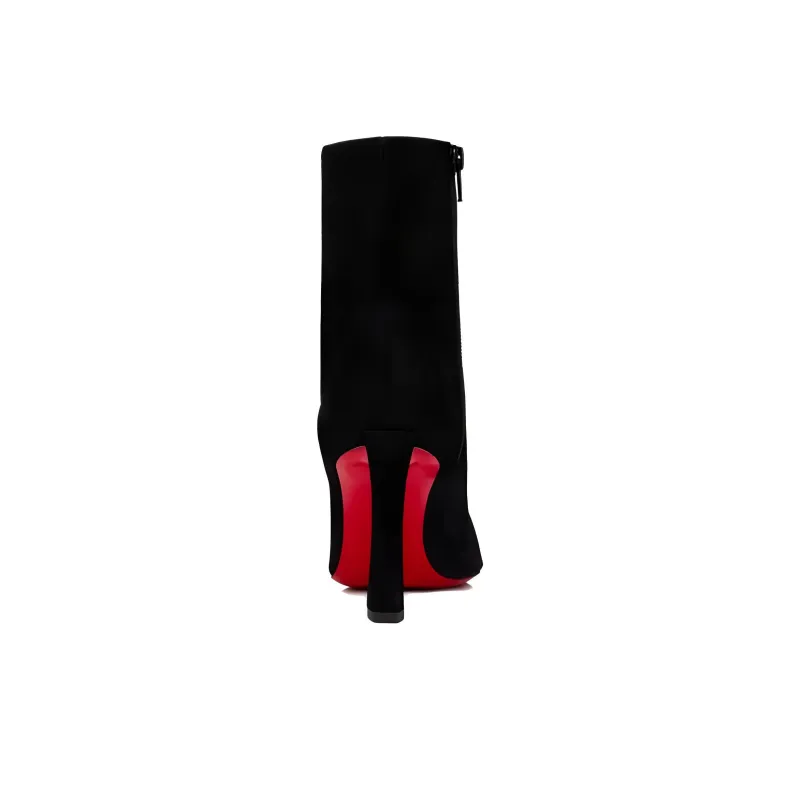 CL LUBOTING Ankle Boots 8.5cm Women's Black-3