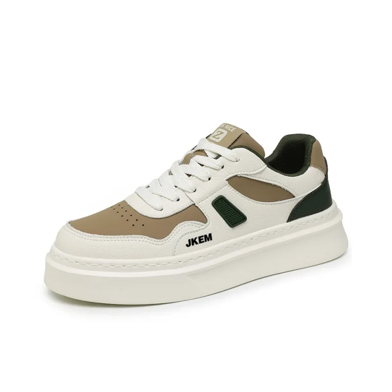 JKEM Slip-Resistant Cushioning Wear-Resistant Height Increasing Low-Top Skateboard Shoes Men's-6