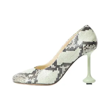 LOEWE Irregular Heel High Heels 9cm Women's Green