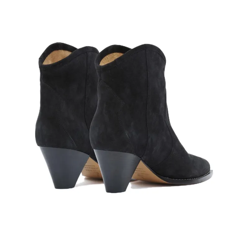 ISABEL MARANT Darizo Pointed-toe Suede Boots-3