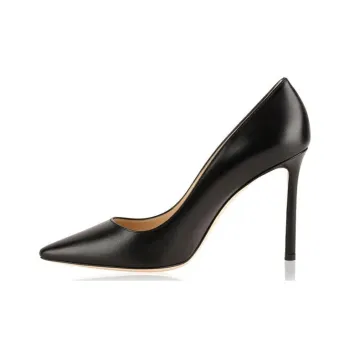 Jimmy Choo ROMY Slim Heel High Heels 10cm Women's Black
