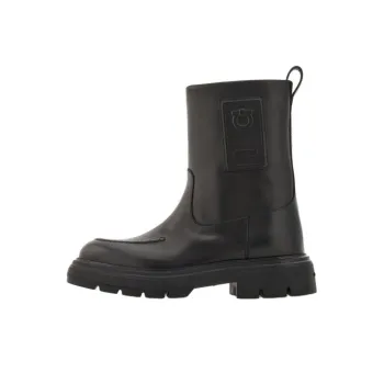 FERRAGAMO Ankle Boots 2cm Women's Black