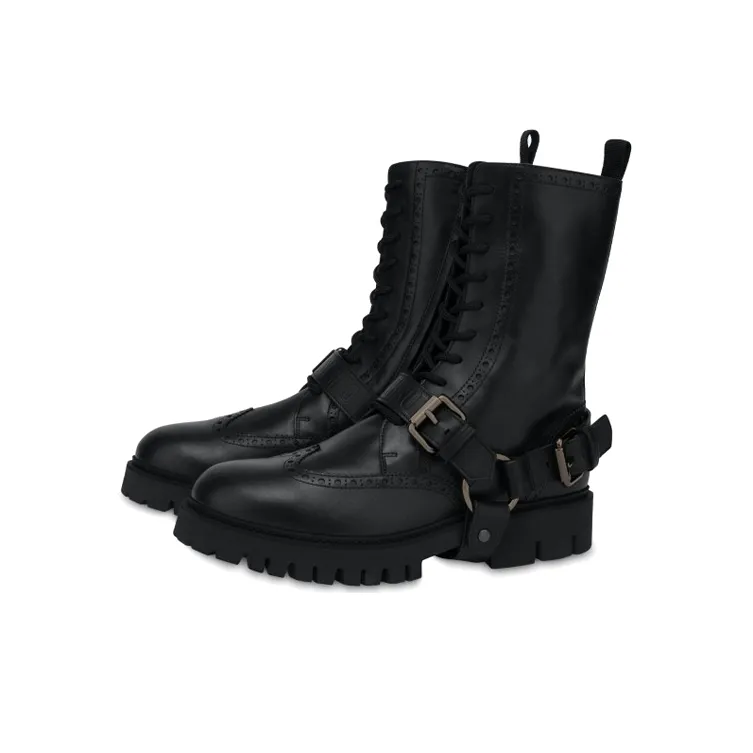 MOSCHINO Ankle Boots Men's Black-2