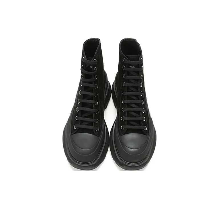 Alexander McQueen Tread Slick Boot Triple Black-3