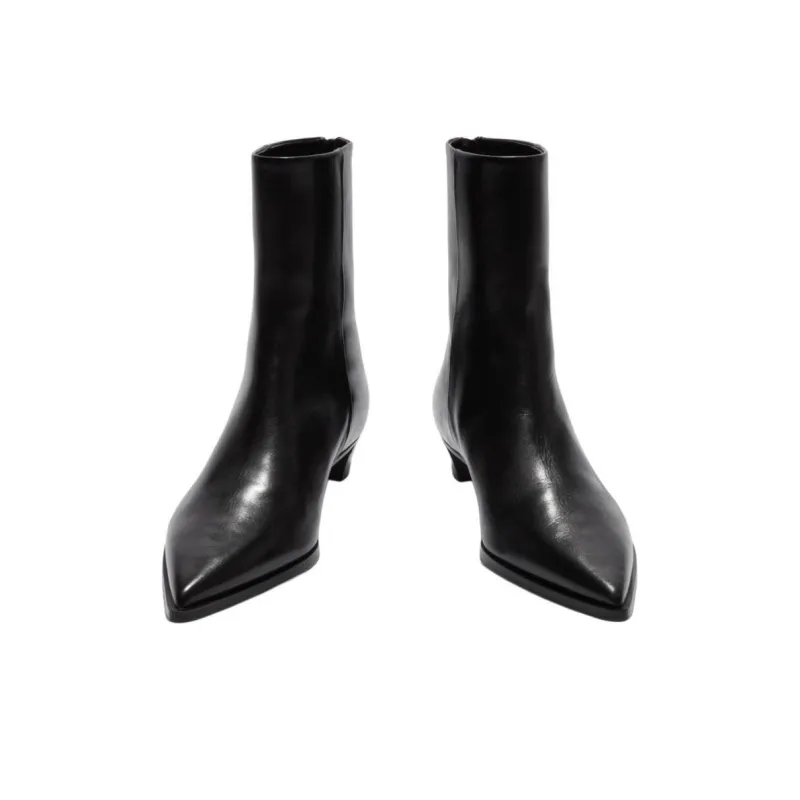 Aeyde Harriet Ankle Boots 3cm Women's Black-3