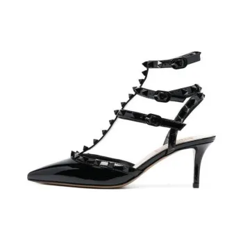 Valentino Slim Heel High Heels Women's Black