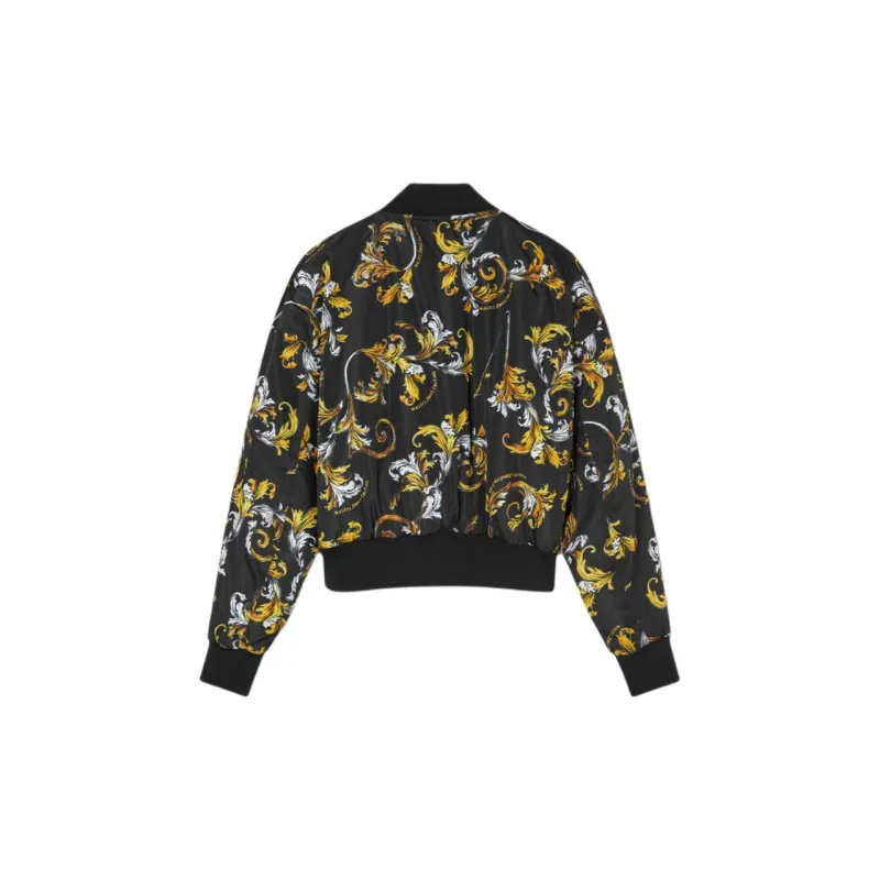 VERSACE Puffer Jacket Women's Black-2