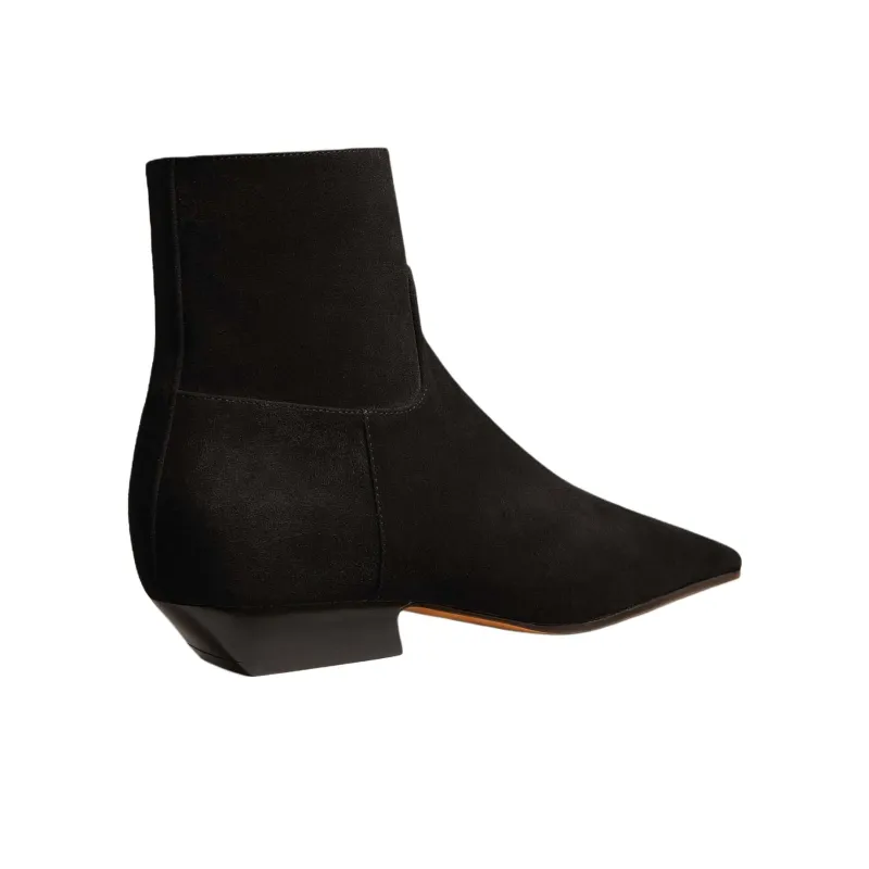 KHAITE Marfa Ankle Boots 3.5cm Women's Taupe-4