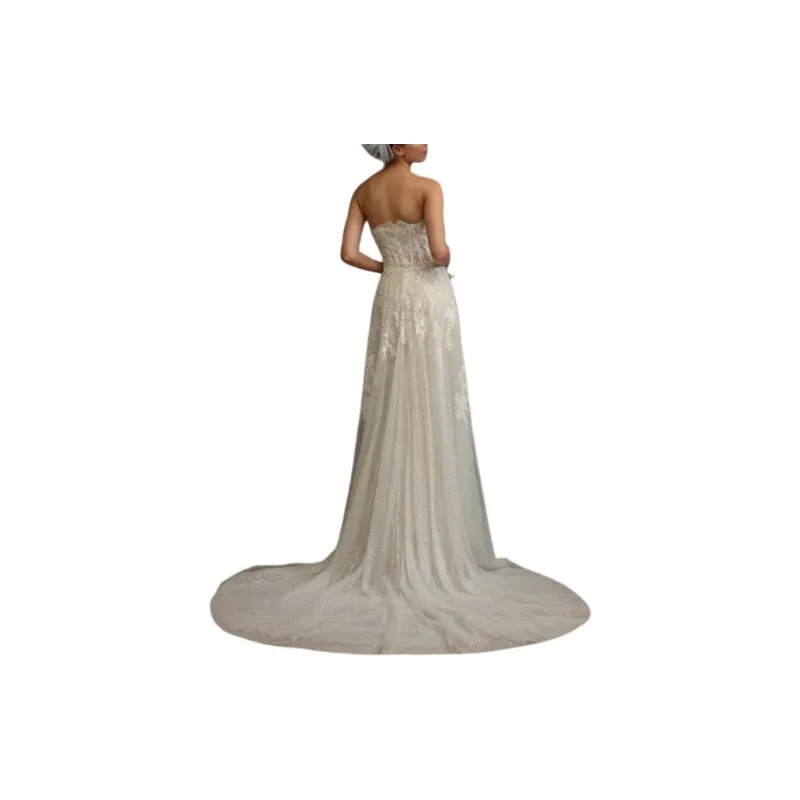 Gemy Maalouf Evening Dress Women's White-1