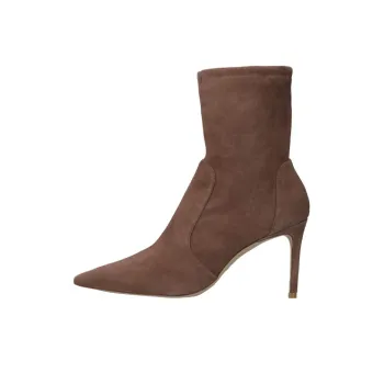 stuart weitzman Pointed 100mm Suede Boots