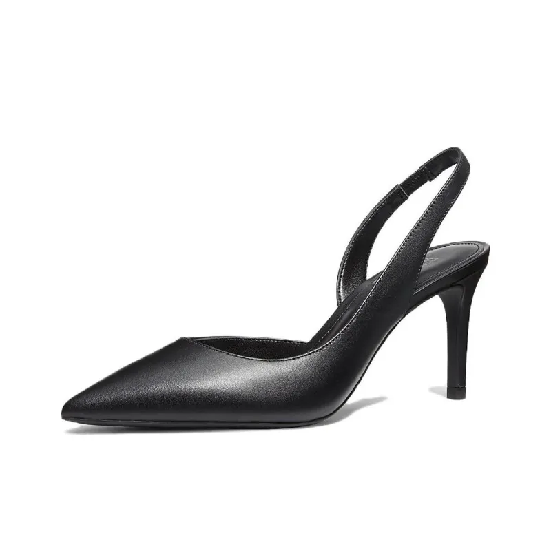 MICHAEL KORS Alina Fle Slim Heel High Heels 7.6cm Women's Black-2