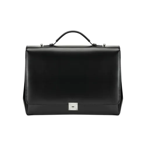 DOSORDONTS Cow Leather Crossbody Bag Medium Size Unisex Black
