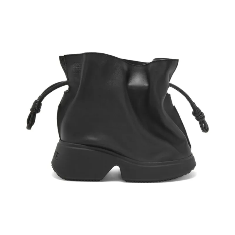 LOEWE Flamenco Ankle Boots 7cm Men's Black-1