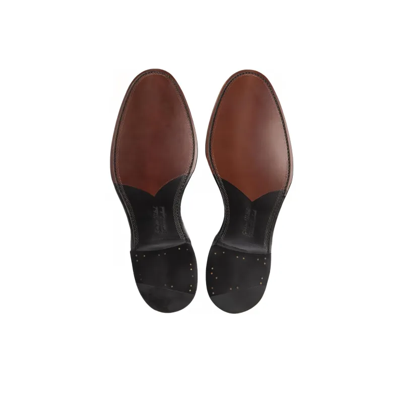 LOAKE Coppergate Short Chelsea Boots Men's Dark Brown-4