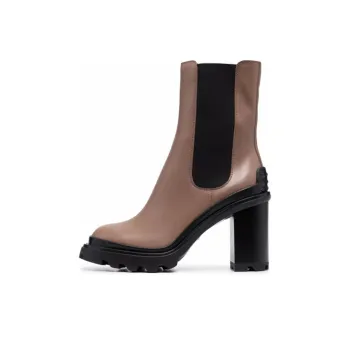 TOD'S Short Chelsea Boots Women's Umber