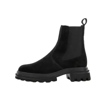 HOGAN Round Toe Slip On Chelsea Boots Women's