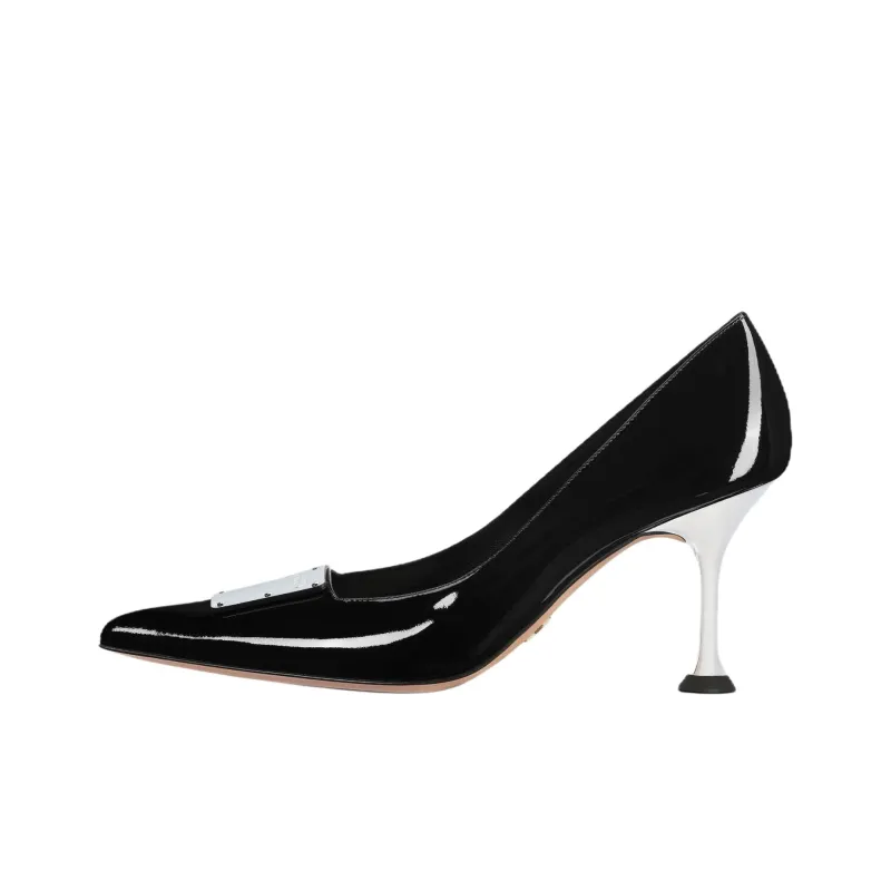 DIOR La Parisienne Dior Slim Heel High Heels Women's Black-0