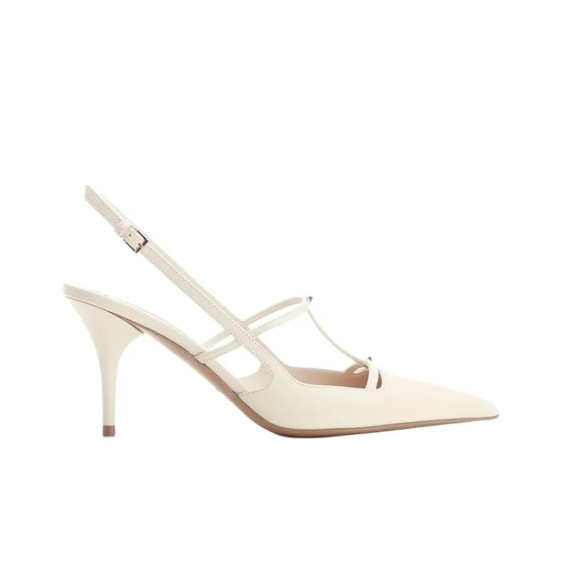 Valentino Pointed Toe Slingback Pumps-1