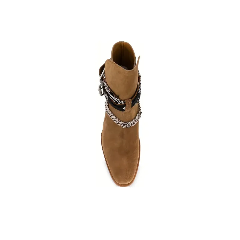 AMIRI Bandana Buckle Boot 'Tan'-4