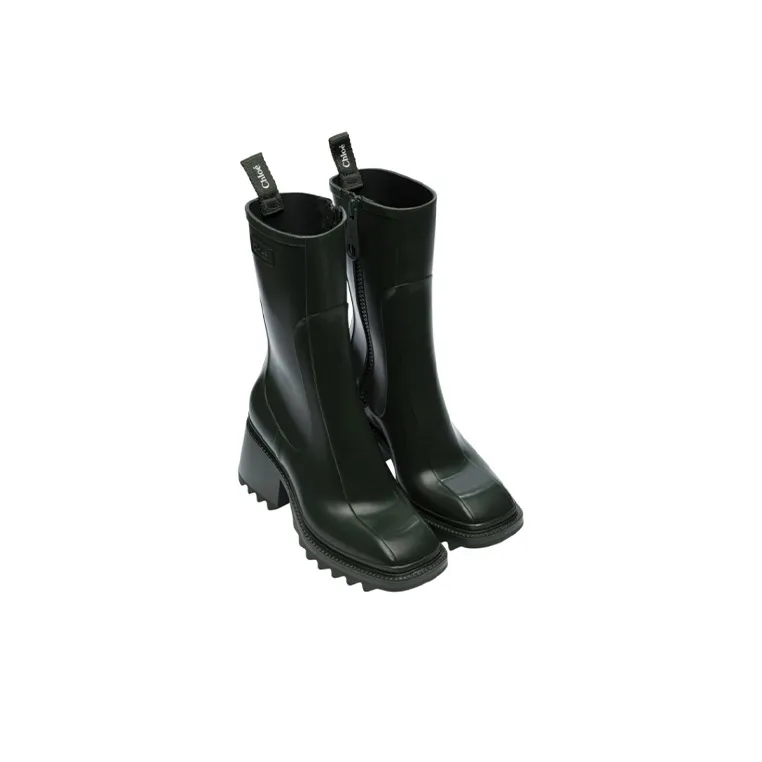 Chloe Knee high Boots Women's Forest Green-3