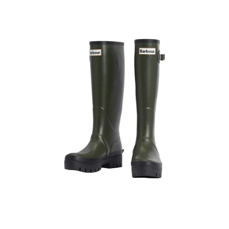 BARBOUR Snowdon Rain Boots 4cm Women's Jasper-3