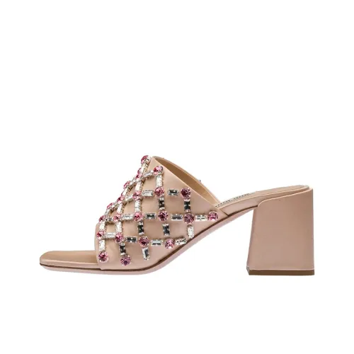 MIU MIU High Heels Women's Nude Pink