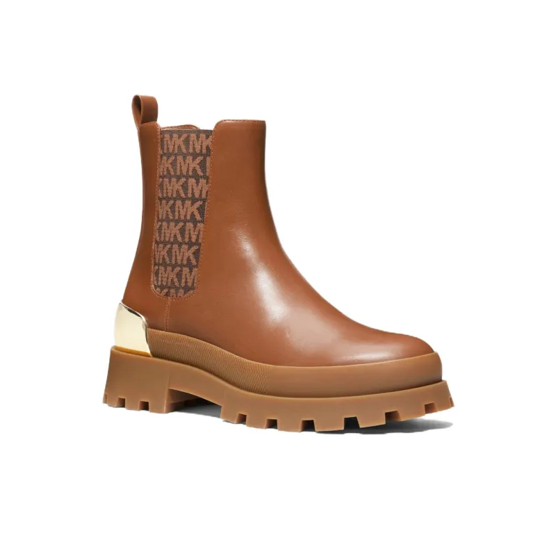 MICHAEL KORS Crew Chelsea Boots 3cm Women's Brown-2