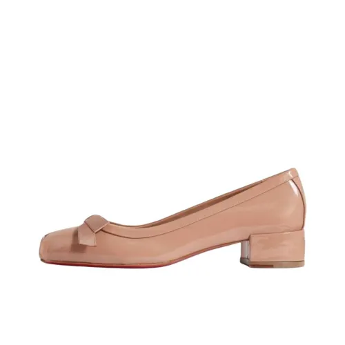 CL LUBOTING Mamaflirt Chunky Heel High Heels 3.5cm Women's Pink
