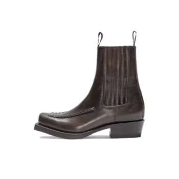 Hereu Short Chelsea Boots Women's Dark Brown