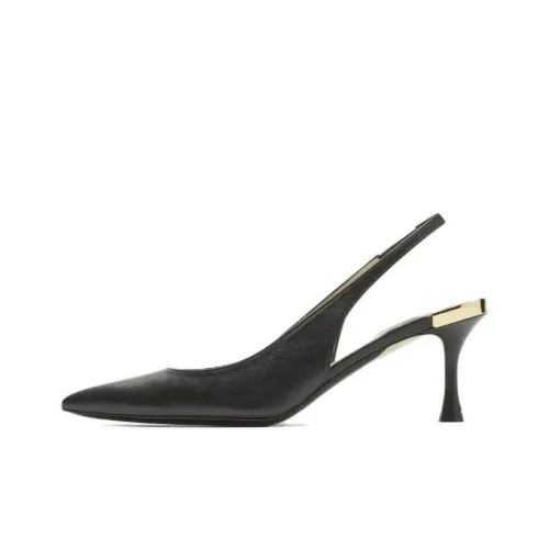 Nº21 Logo-plaque 60mm Slingback Pumps