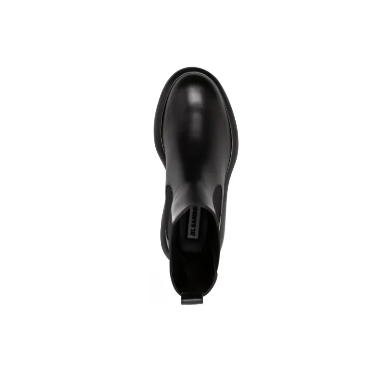 JIL SANDER Short Chelsea Boots Women's Black-2