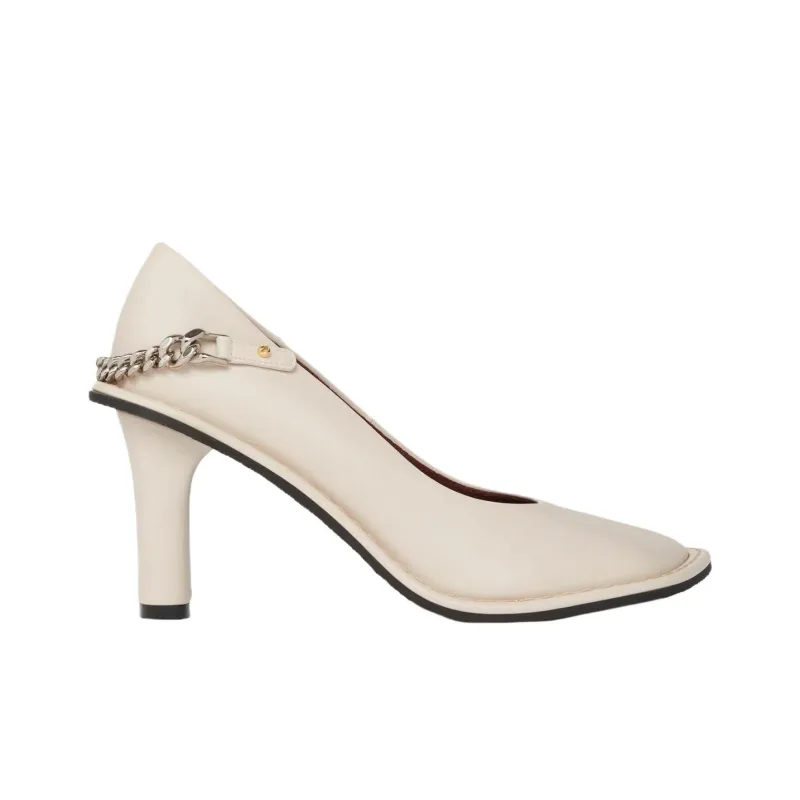 Stella McCartney Ryder Slim Heel High Heels 8cm Women's White-1