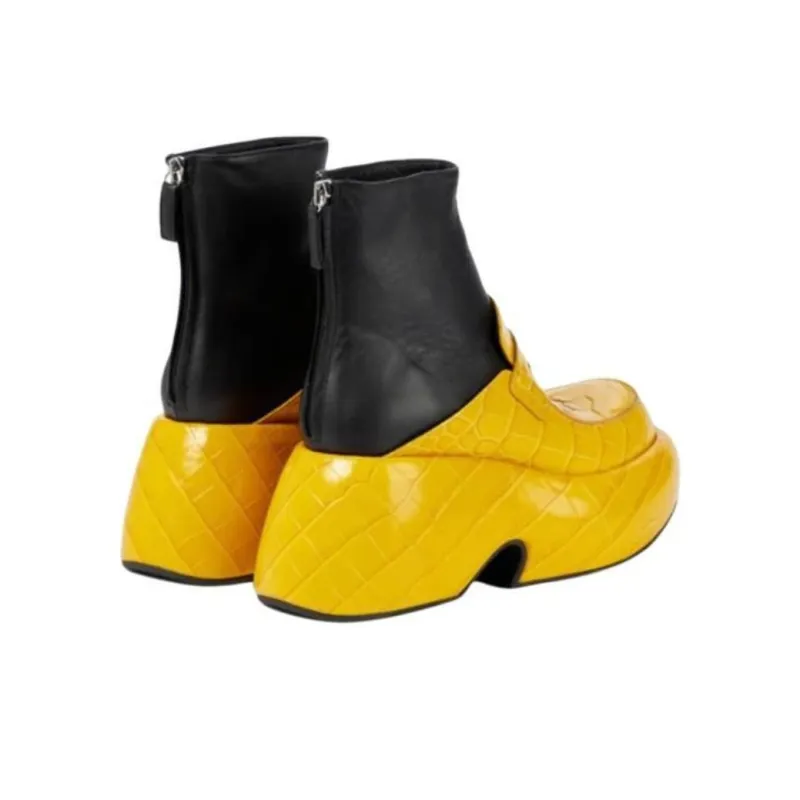 LOEWE Ankle Boots Women's Yellow-3