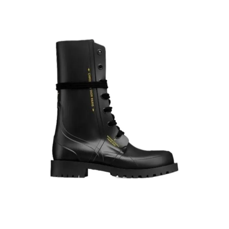 DIOR DiorCamp Ankle Boots Women's Black-3