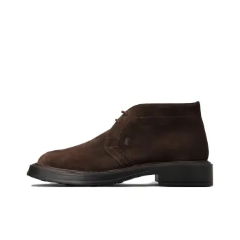 TOD'S Desert Round Toe Lace Up Boots