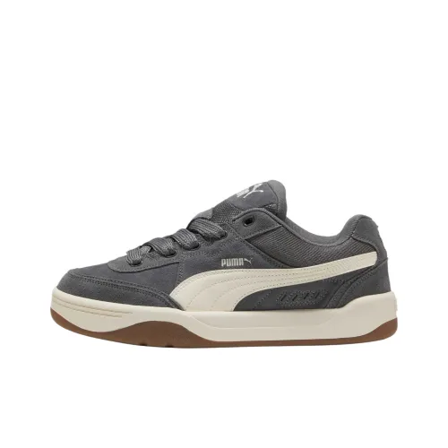 PUMA Wear resistant And Lightweight Low Top Skateboard Shoes Unisex Gray
