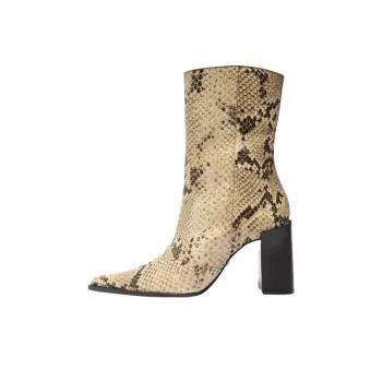 Schutz Bota Raffaela Ankle Boots 8.5cm Women's Brown Black