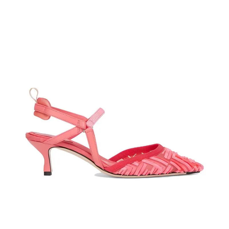 FENDI Colibri Slim Heel High Heels Women's Pink-1
