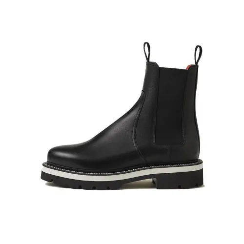 HERMES Chelsea Boots Men's Black