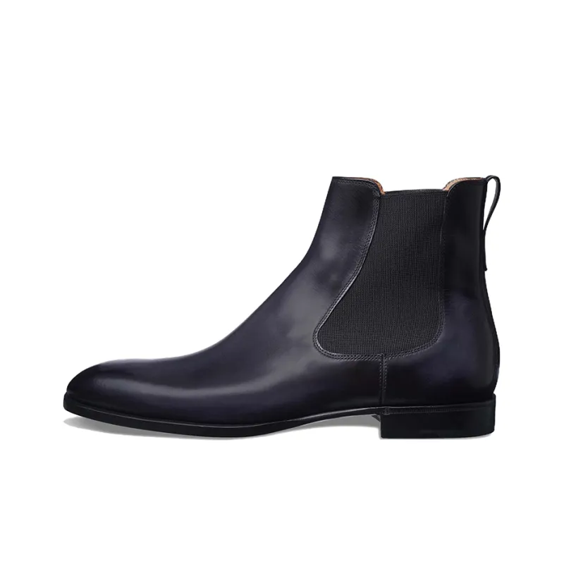 BERLUTI Short Chelsea Boots Men's Black-0