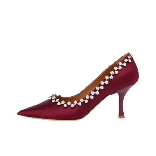 Malone Souliers Slim Heel High Heels 7cm Women's Red