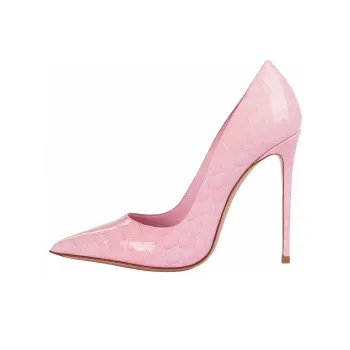 Le Silla Eva 120mm Crocodile-embossed Pumps