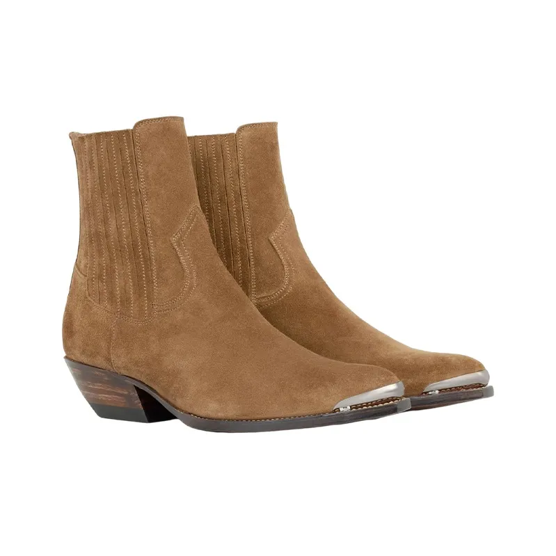 CELINE Cruiser Chelsea Boots Havana Women's'ss-2