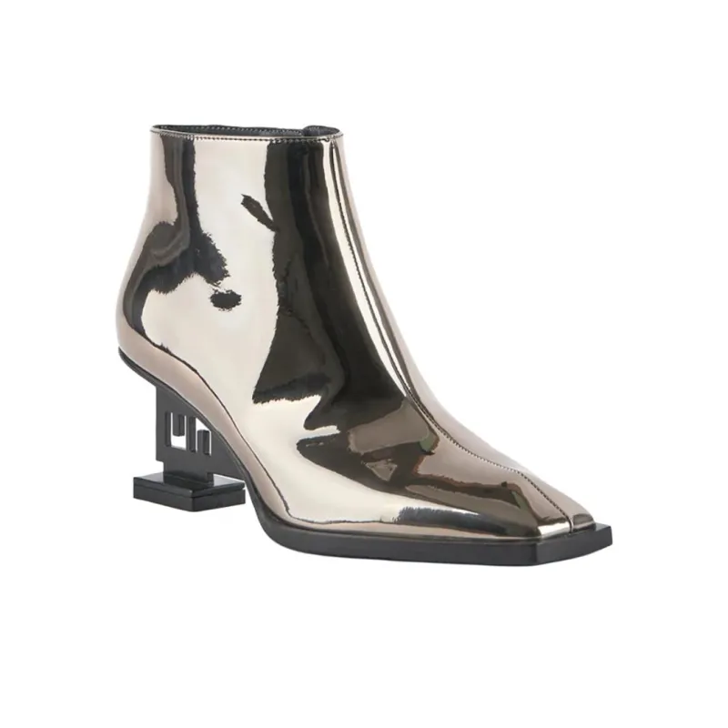 UNITED NUDE UN Bootie Mid II Ankle Boots 6.5cm Women's Gold-2