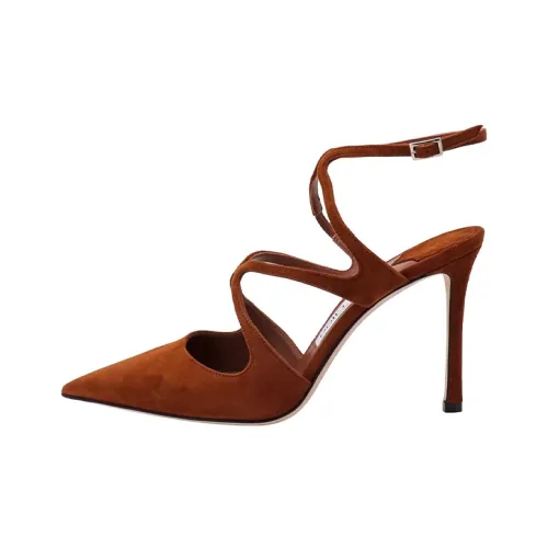 Jimmy Choo Azia 105mm Pointed Suede Pumps