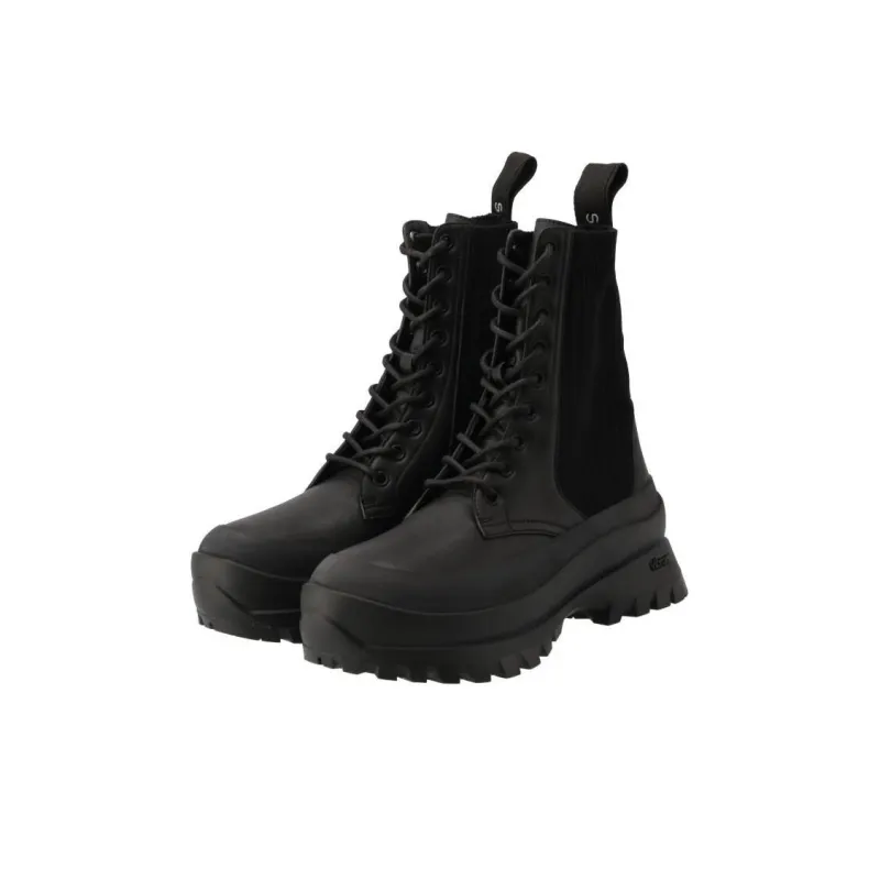 Stella McCartney Chelsea Knit Lace Up Trace Boots Women's-3