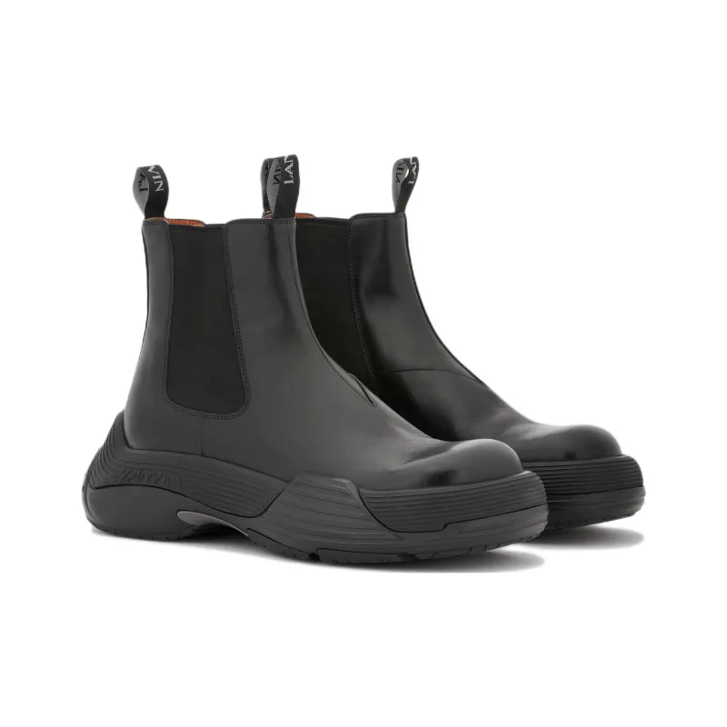 Lanvin Flash-X Bold Leather Boot 'Black'-2