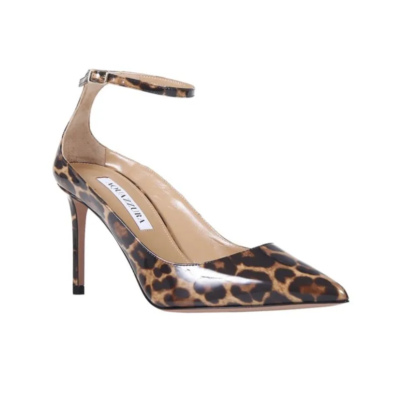 AQUAZZURA Mid-heel Leopard-print Pumps-2